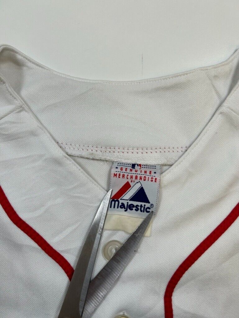 Josh Beckett #19 Boston Red Sox MLB Stitched Majestic Jersey Size 2XL White