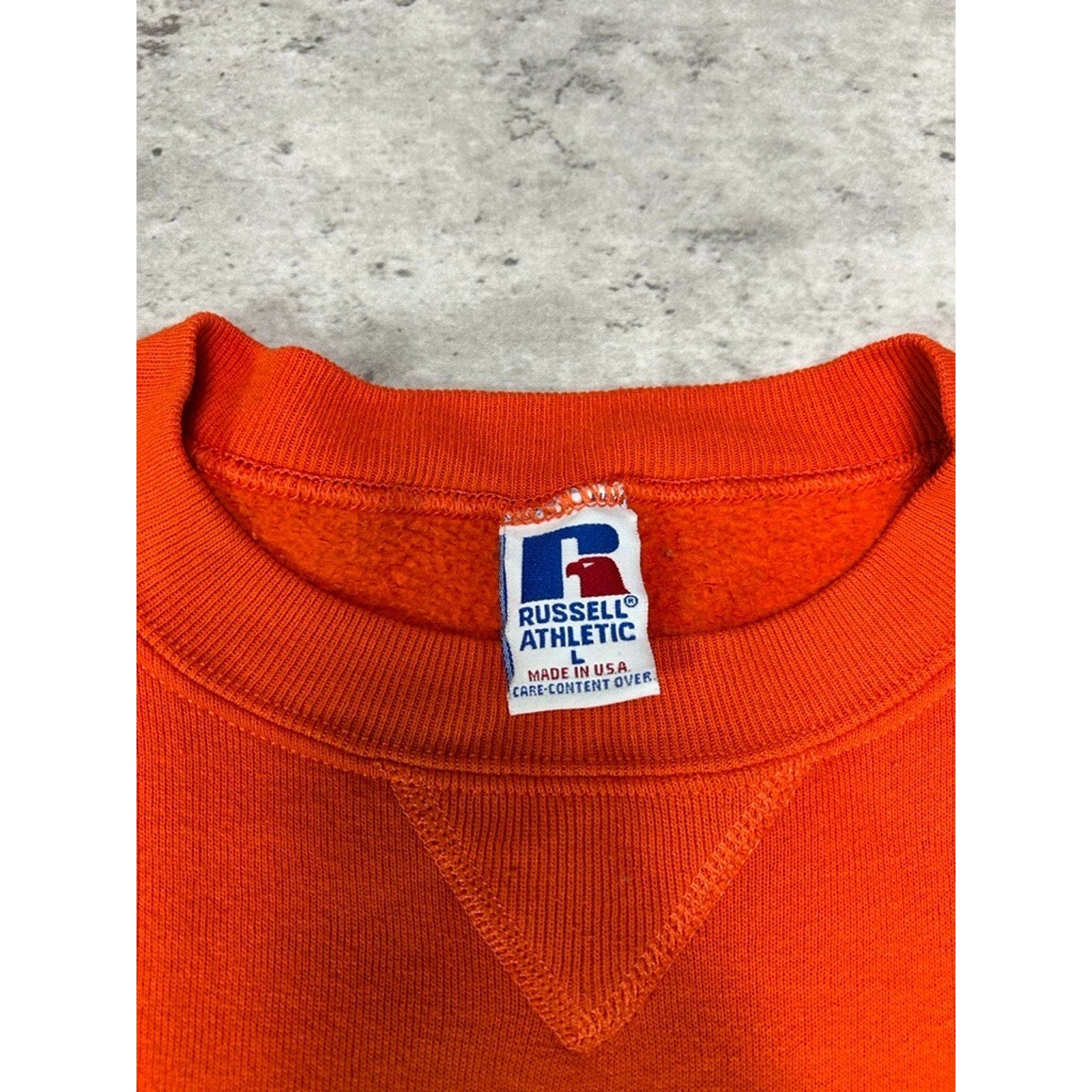 Vintage 90s Auburn Tigers NCAA Collegiate Arc Spellout Sweatshirt Size Large