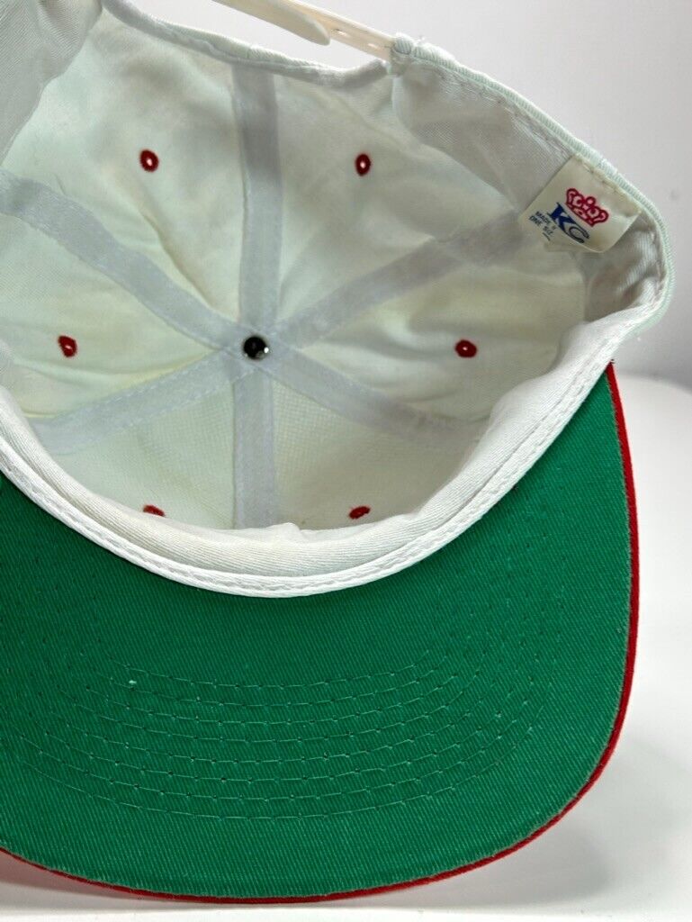 Vintage 90s Wisconsin Badgers NCAA Football Rose Bowl Logo Snapback Hat OSFA