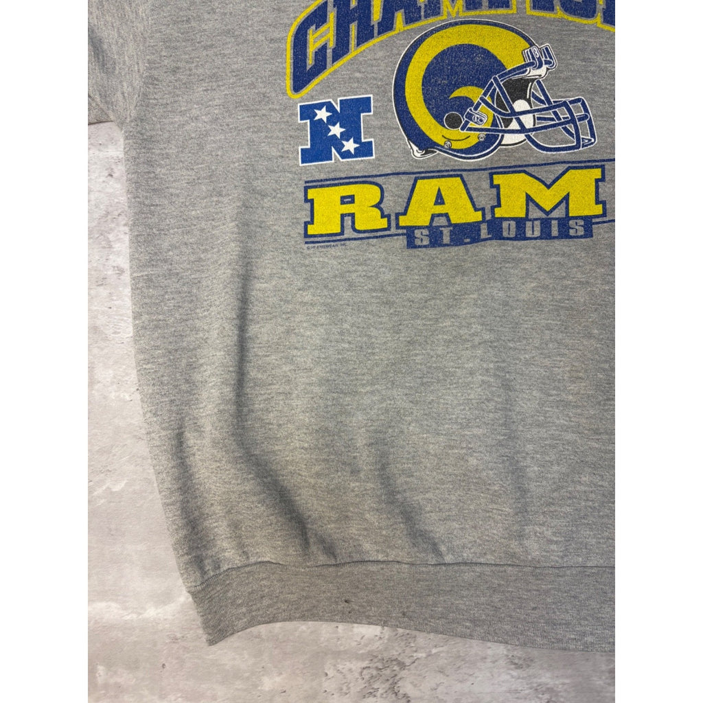 2000 St. Louis Rams NFL Super Bowl XXXIV Champions Graphic Sweatshirt Size XL
