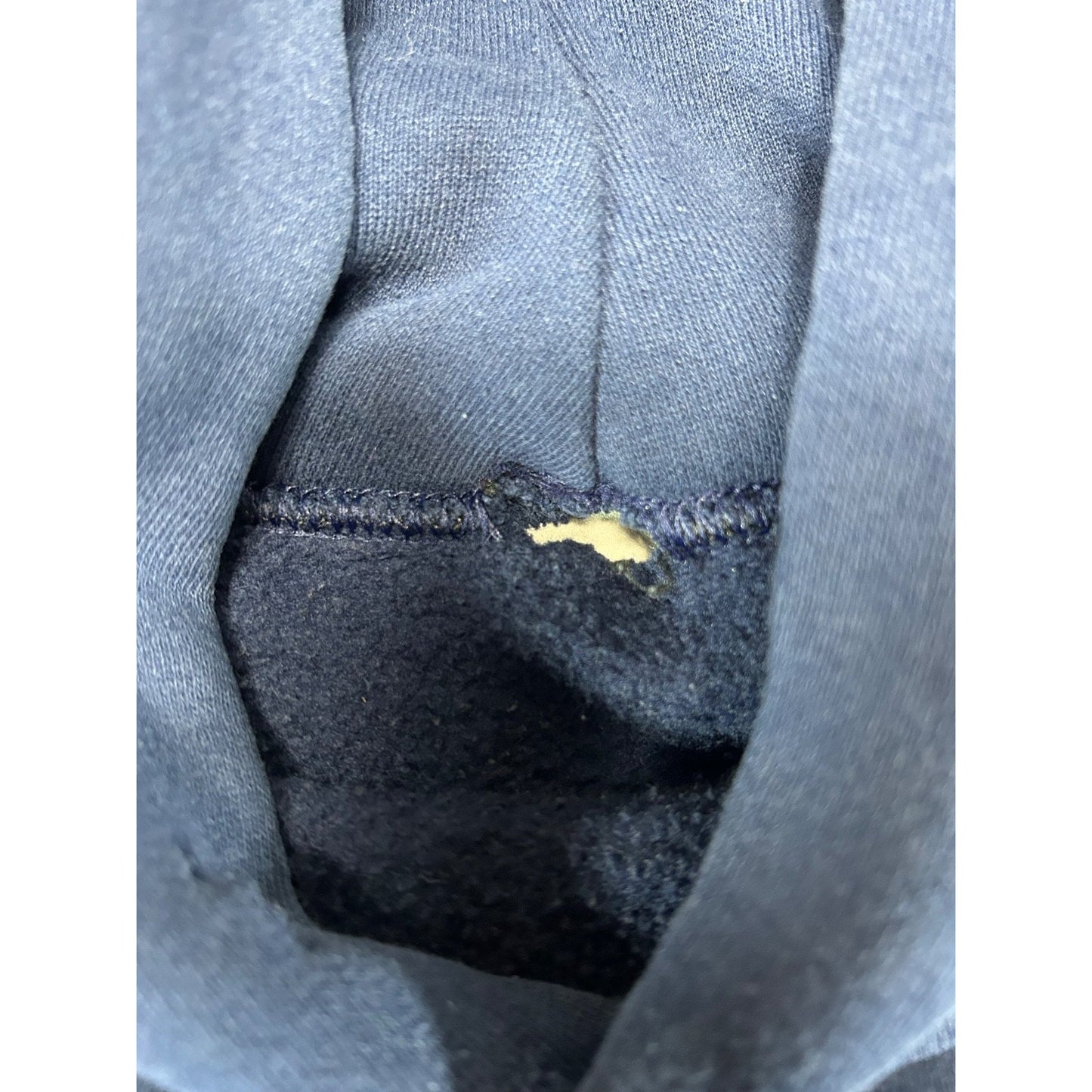 Vintage 90s Blank Pullover Hooded Sweatshirt Size XL Navy Blue