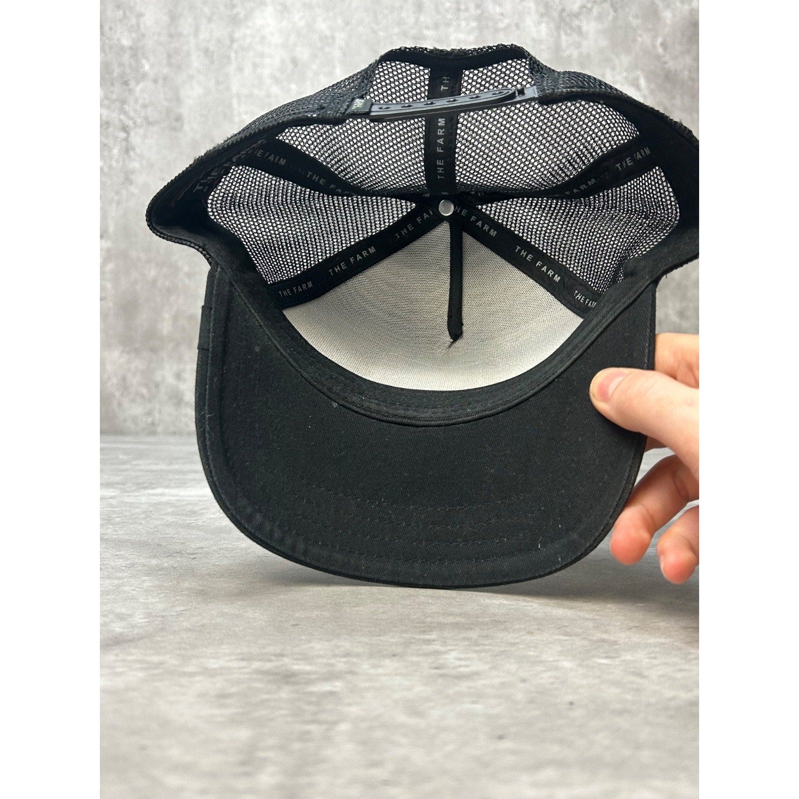 Vintage 90s Goat Animal Graphic Embroidered Patch Trucker Snapback Hat OSFA