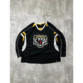 Vintage Hamilton Tiger Cats CFL Embroidered Long Sleeve Football Jersey Size XL