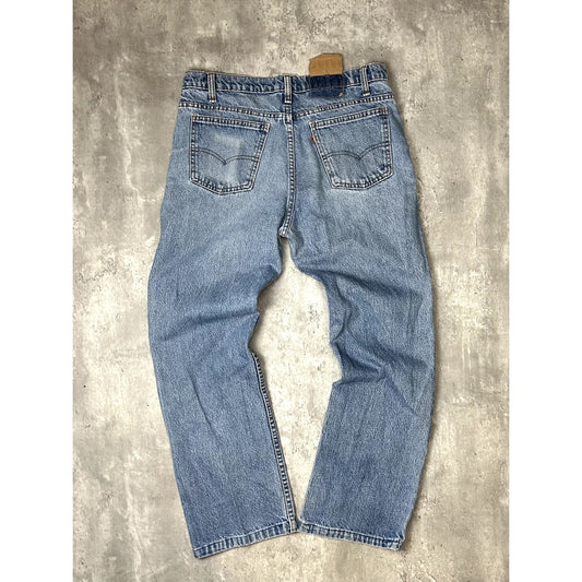 Vintage 90s Levis Orange Tab Medium Wash Denim Pants Size 35