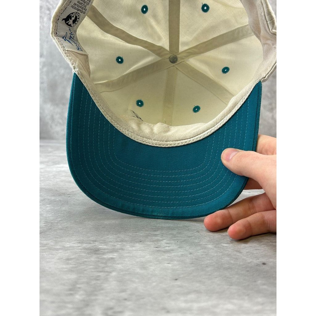 Vintage 90s Seaworld Embroidered Logo Destination Snapback Hat OSFA