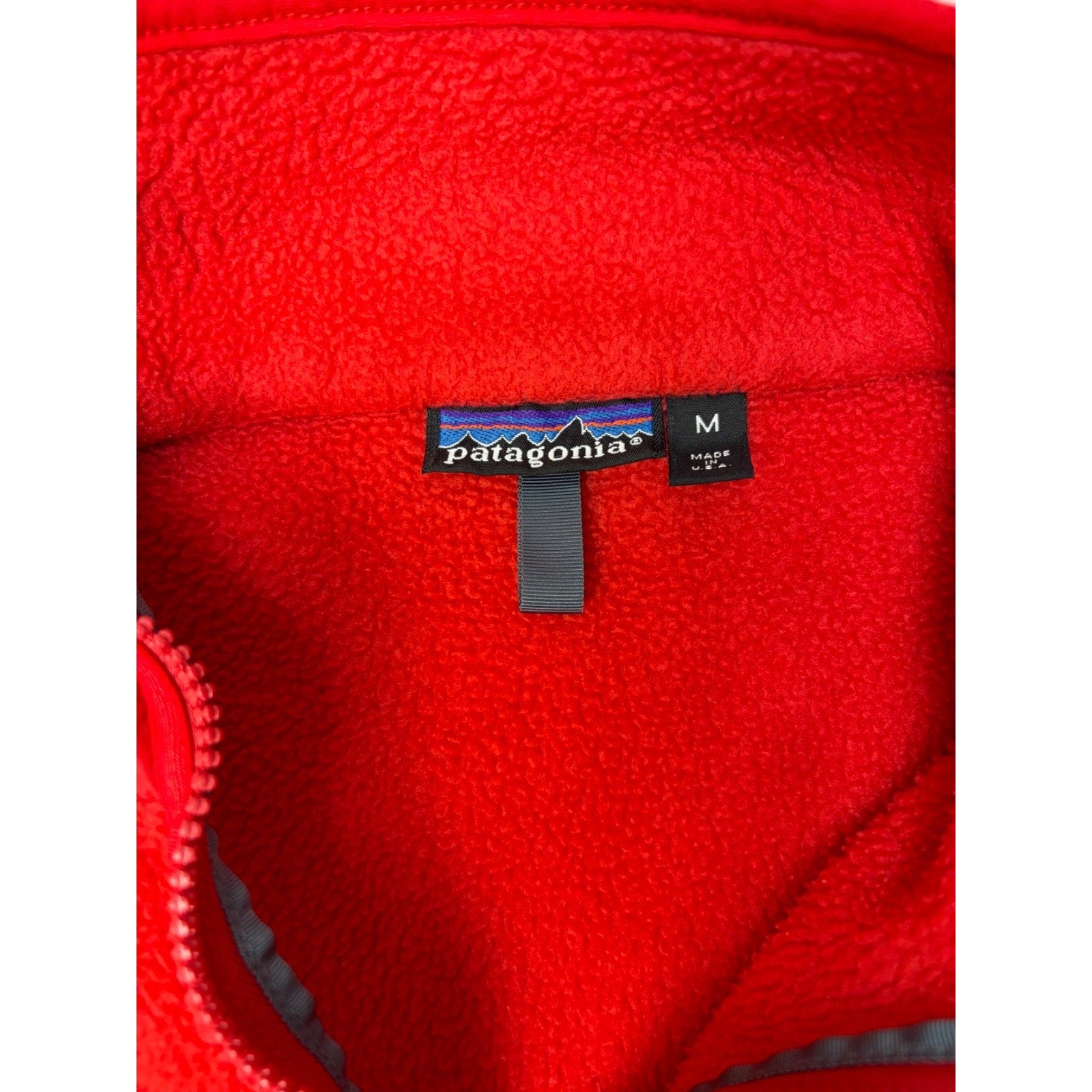 Vintage Patagonia Pile Full Zip Fleece Sweatshirt Size Medium