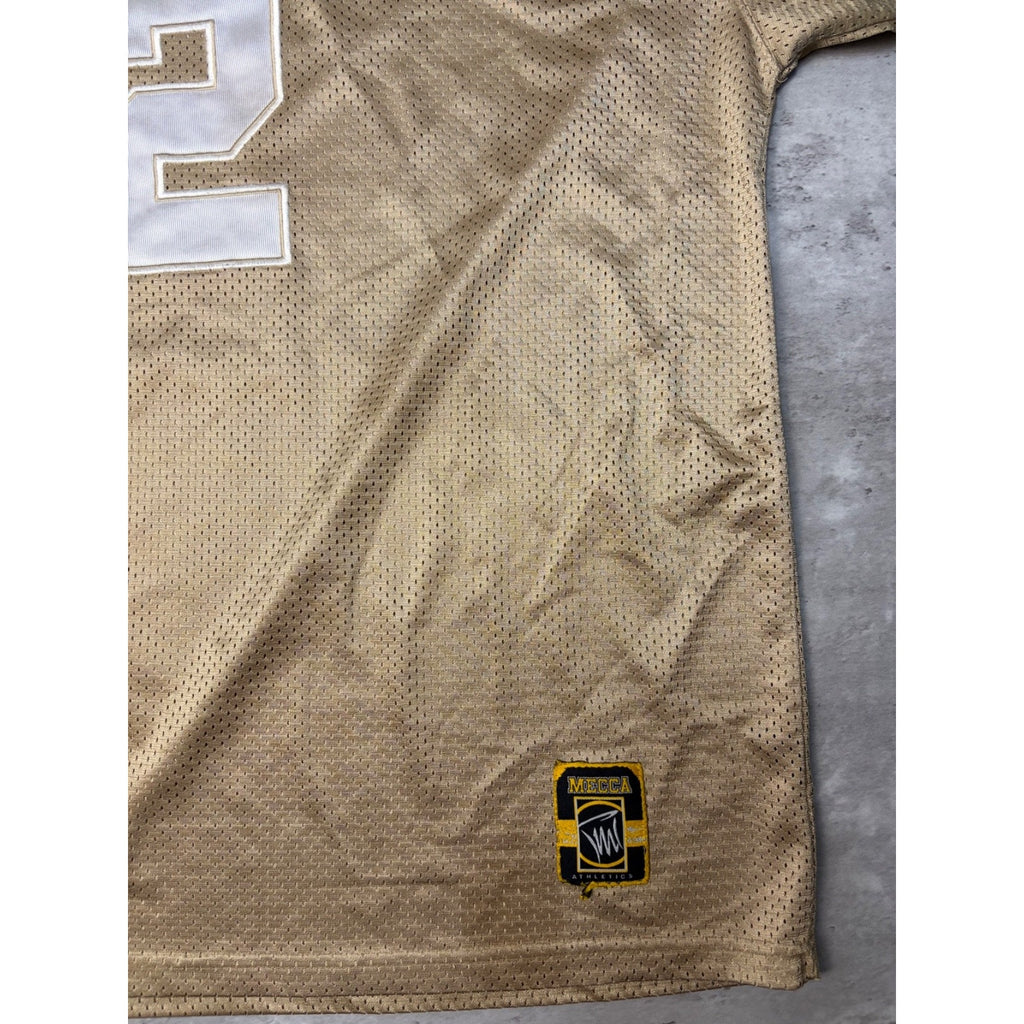 Vintage Y2K Mecca Athletics #2 Embroidered Football Jersey Size 2XL