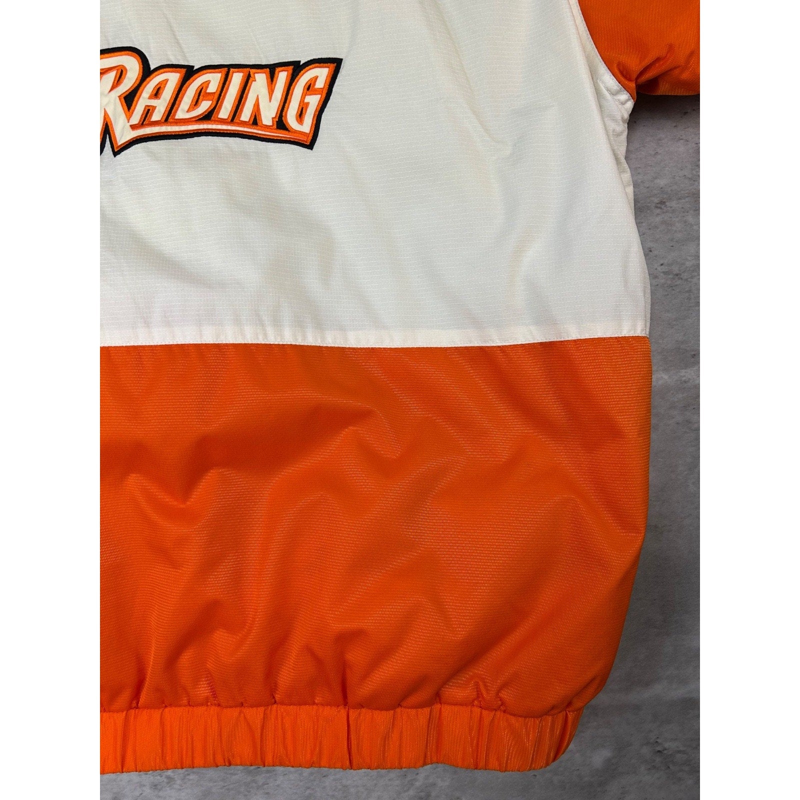 Vintage 90s Tony Stewart #20 Home Depot Racing Nascar Insulated Jacket Size 2XL