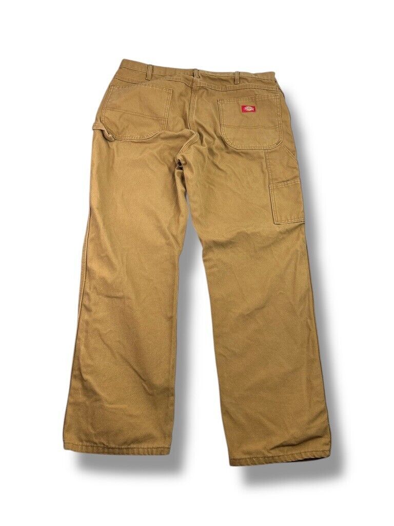 Dickies Canvas Workwear Carpenter Pants Size 36 Tan