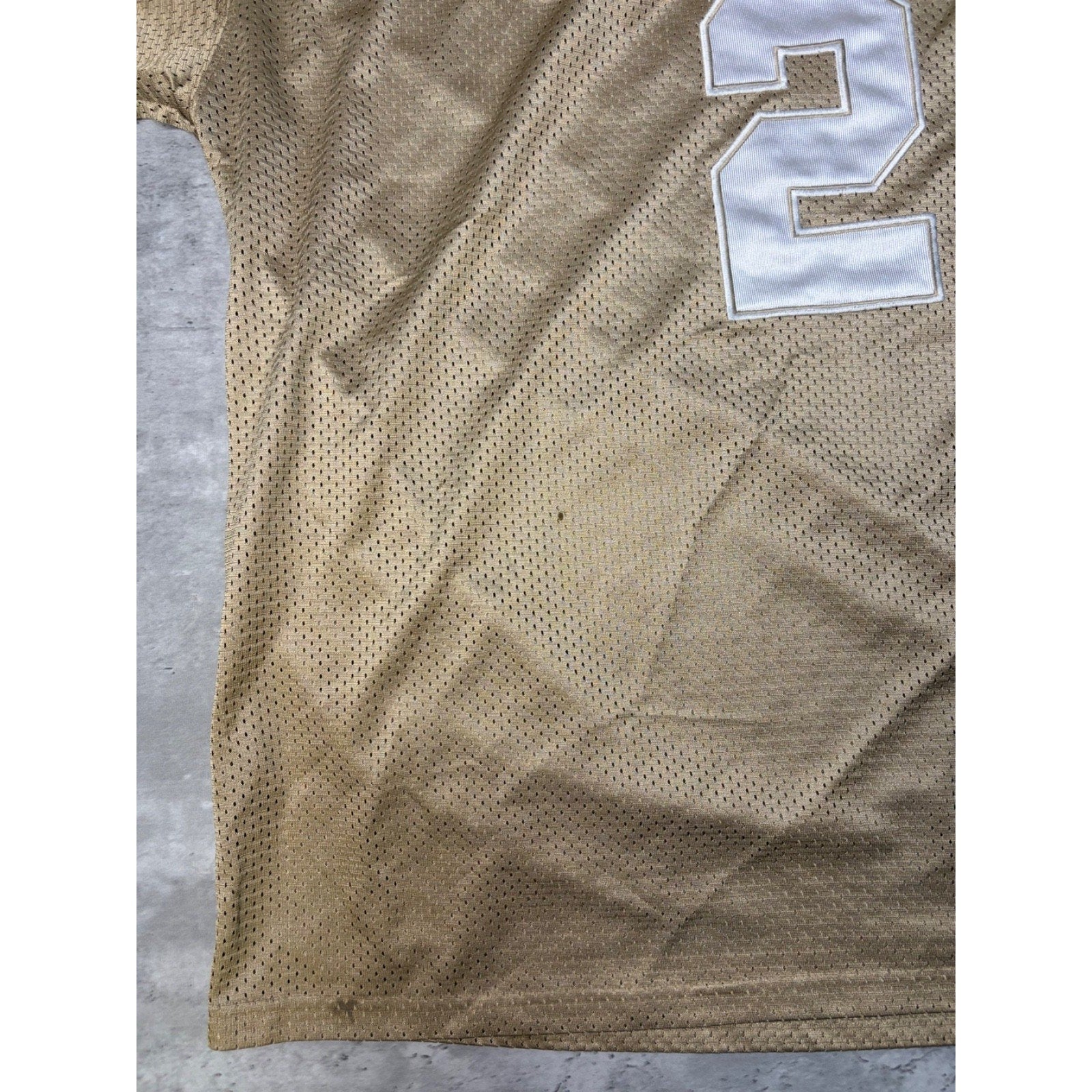 Vintage Y2K Mecca Athletics #2 Embroidered Football Jersey Size 2XL
