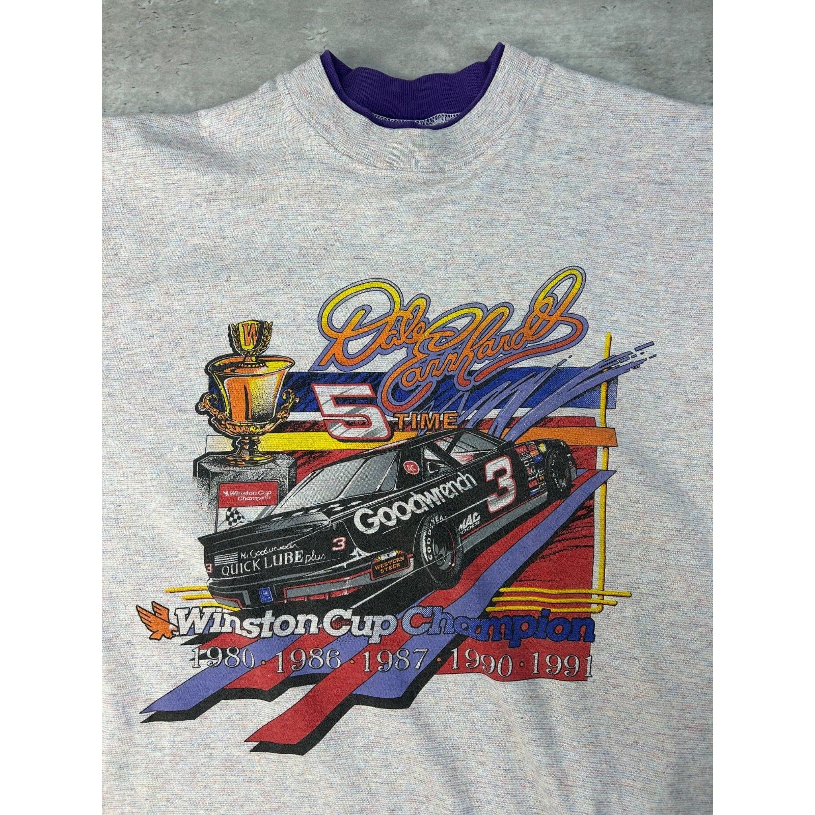 Vintage Dale Earnhardt #3 Nascar Winston Cup Champion T-Shirt Size XL