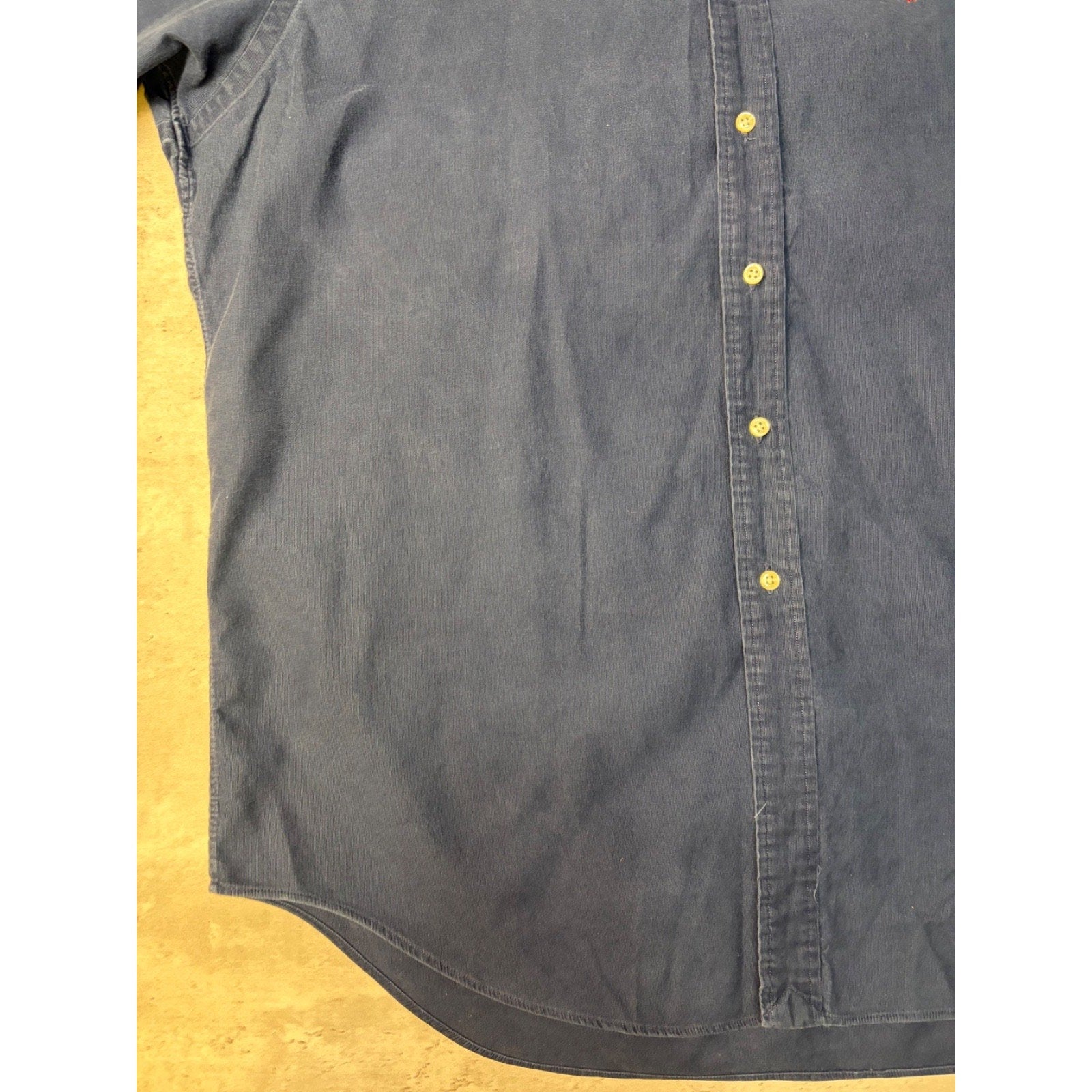 Vintage Polo Ralph Lauren Embroidered Pony Long Sleeve Button Up Shirt Sz Large