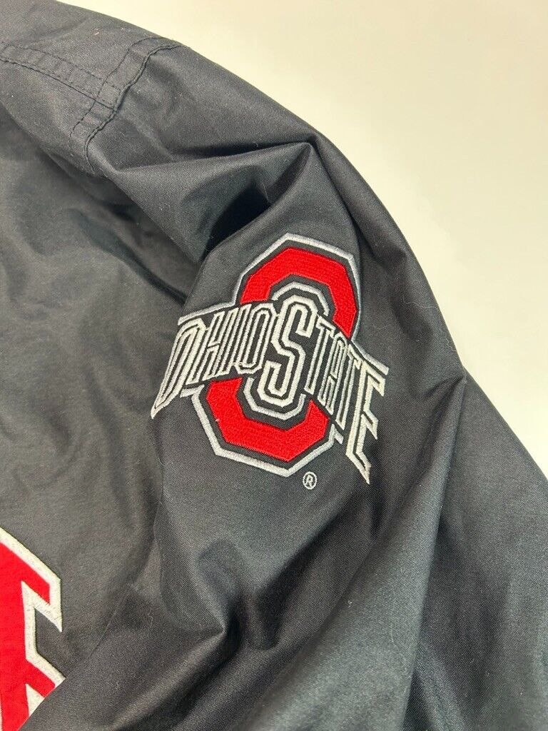 Vintage 90s Ohio State Buckeyes NCAA Embroidered Pullover Jacket Size Medium