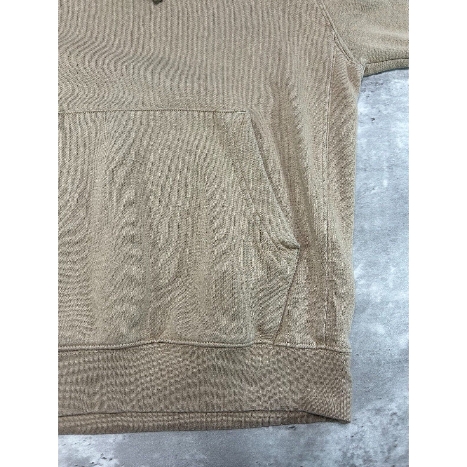 Nike Embroidered Logo Hooded Sweatshirt Size XS Beige