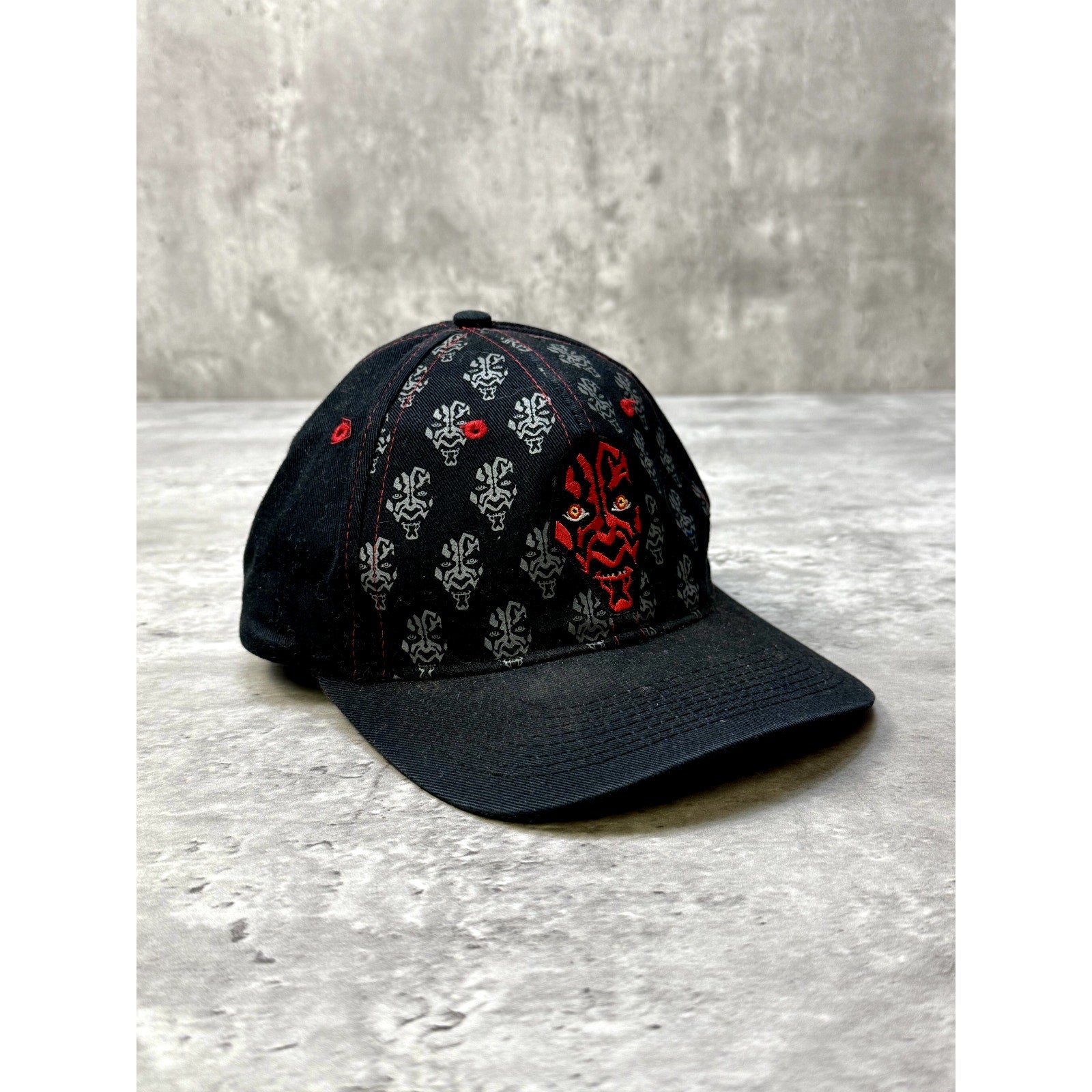 Vintage Darth Maul Star Wars Character Graphic Snapback Hat OSFA