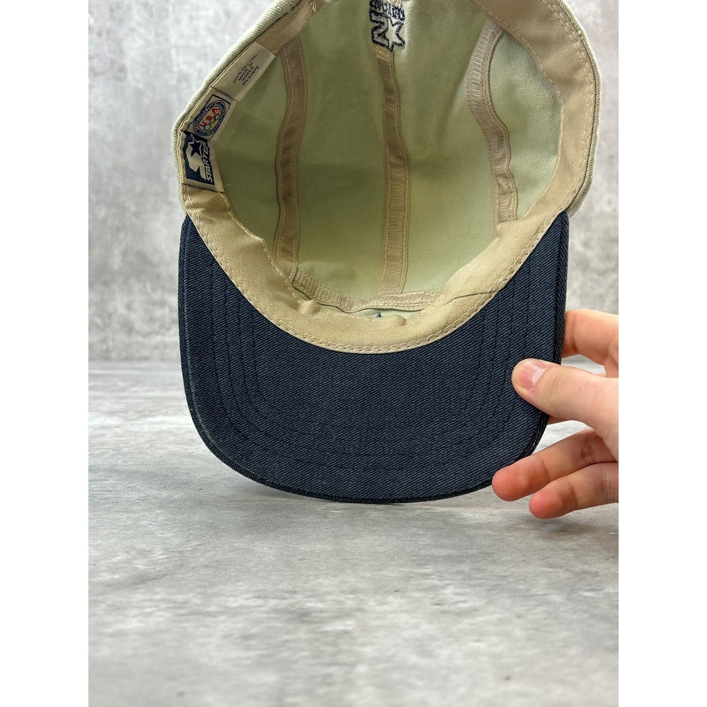 Vintage 90s Team USA Olympics Embroidered Logo Five Panel Strapback Hat OSFA