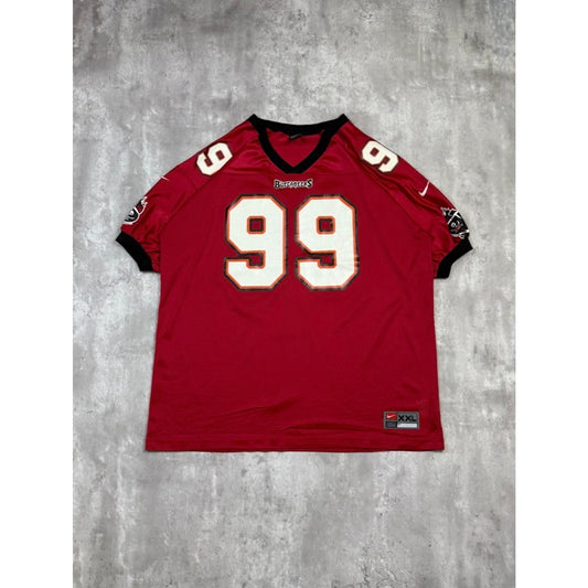 Vintage 90s Tampa Bay Buccaneer #99 NFL Nike Football Jersey Size 2XL