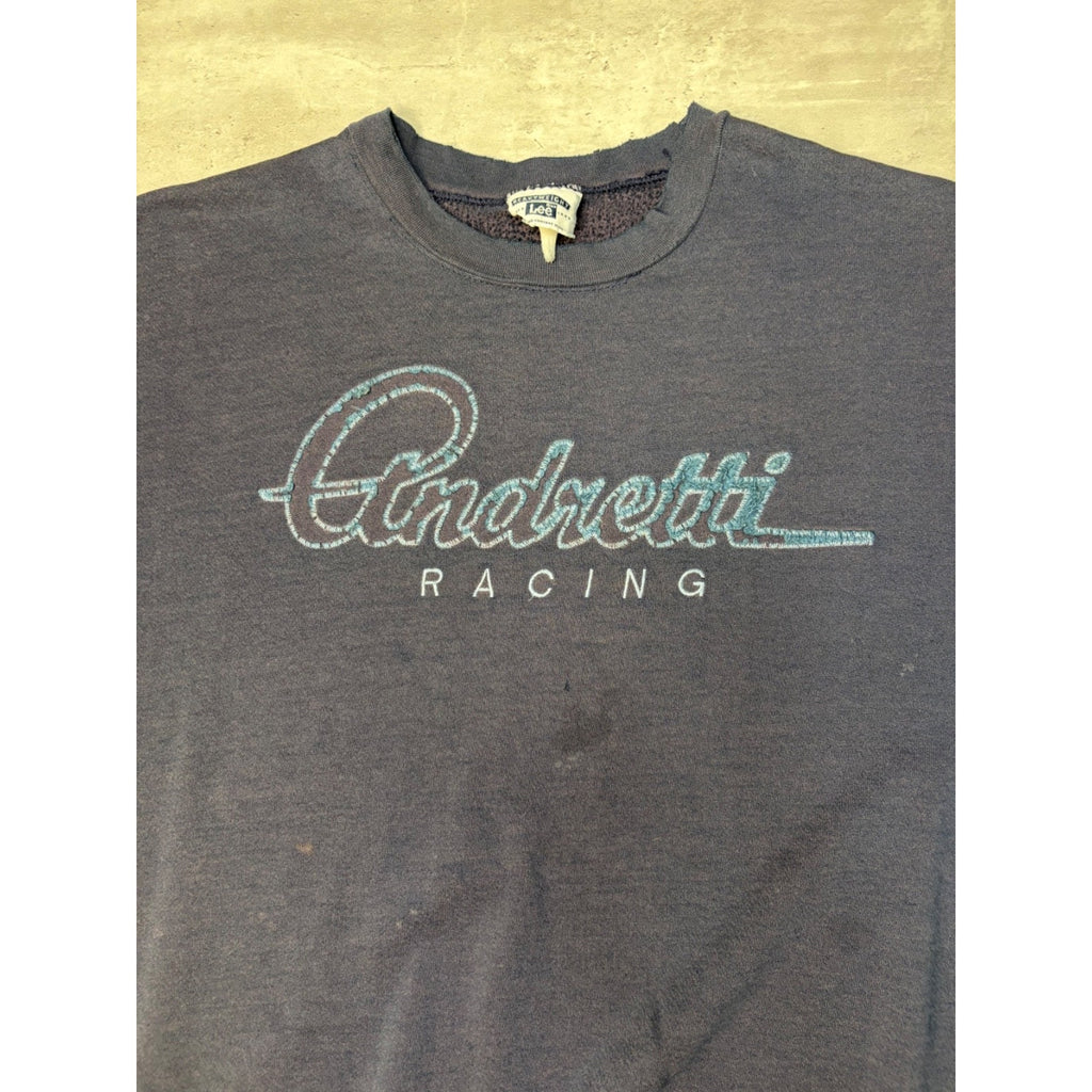 Vintage Andretti Racing F1 Embroidered Script Spellout Sweatshirt Size XL