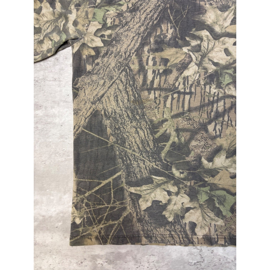 Vintage Mossy Oak Break Up Camo Hunting T-Shirt Size XL