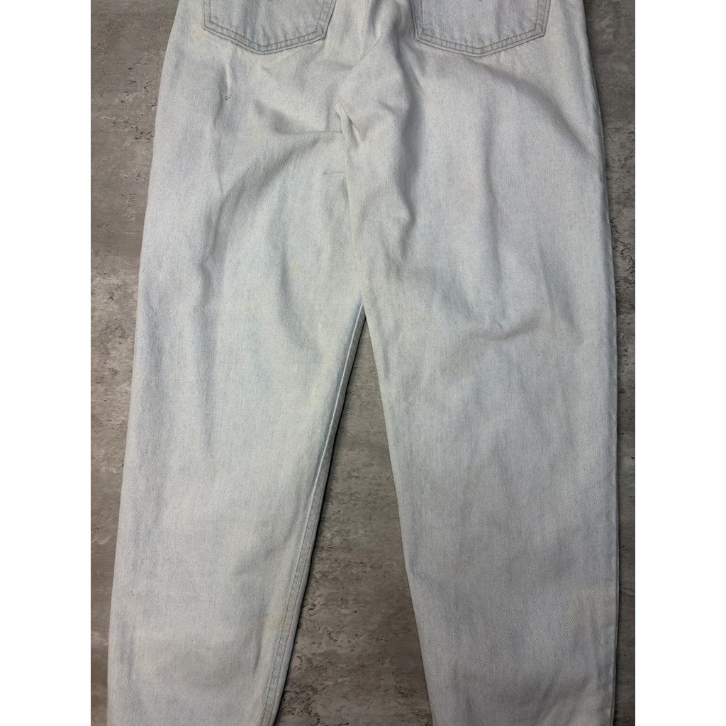 VTG 90s Levis 550 Red Tab Relaxed Fit Taper Leg Light Wash Denim Pants Size 31