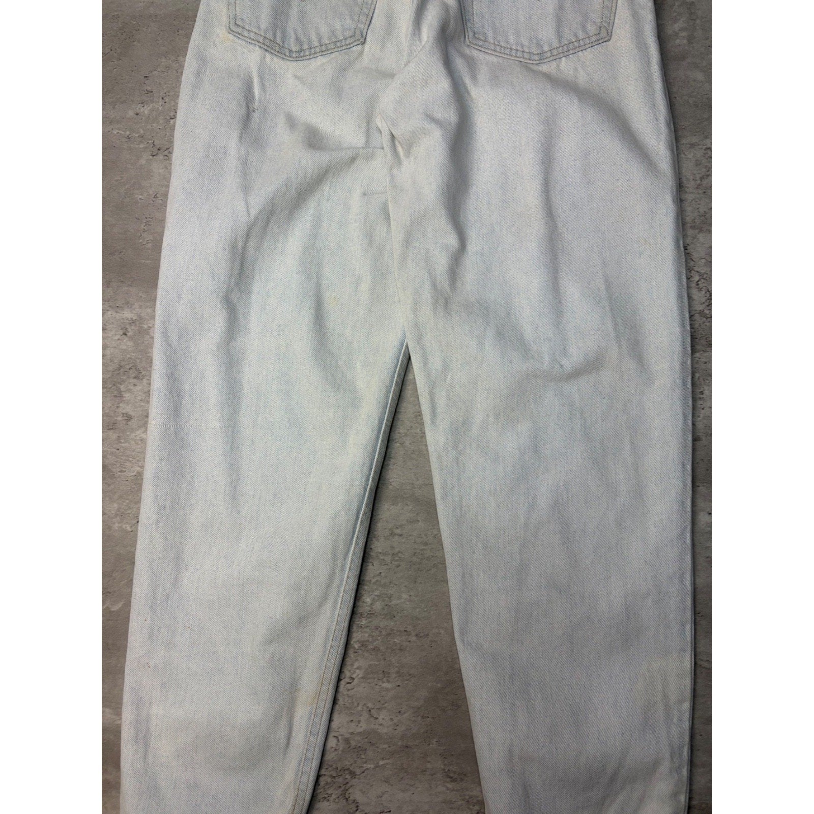 VTG 90s Levis 550 Red Tab Relaxed Fit Taper Leg Light Wash Denim Pants Size 31