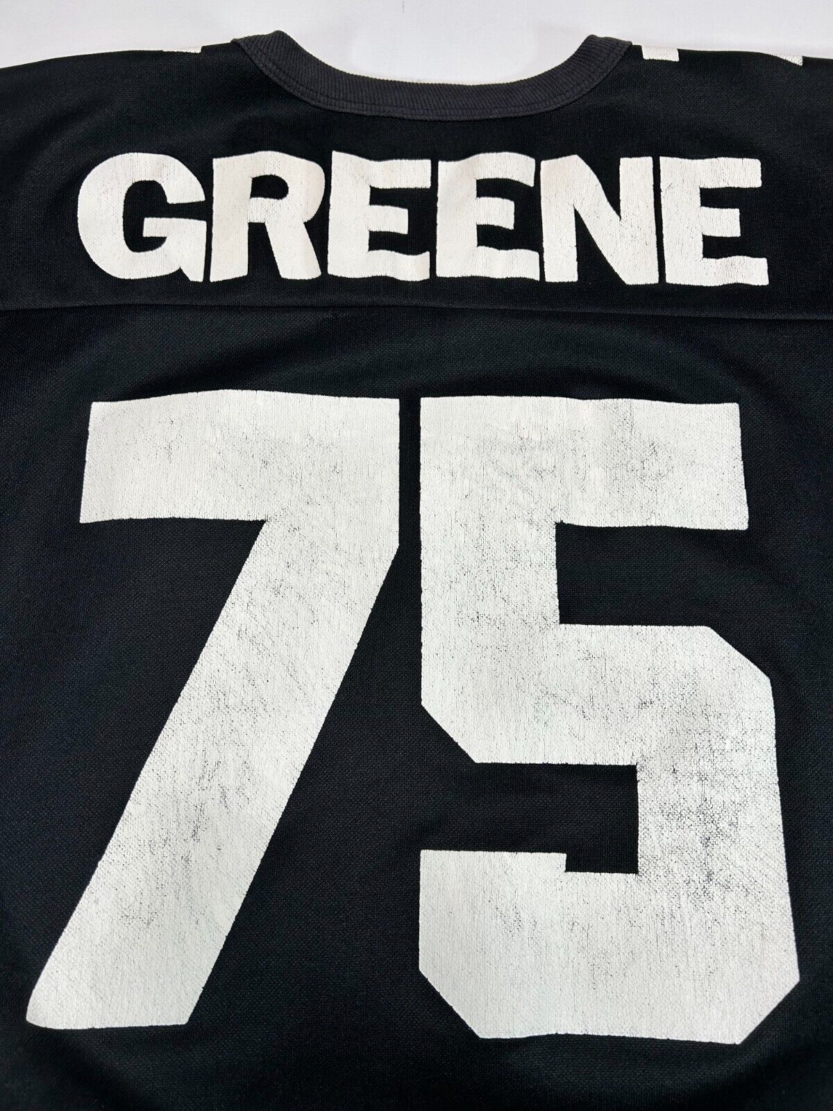 Vintage 70s Mean Joe Greene #75 Pittsburgh Steelers NFL Jersey Size Medium