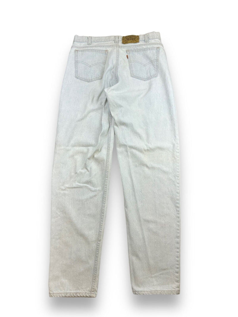 Vintage 90s Levis 550 Orange Tab Light Wash Denim Pants Size 32W