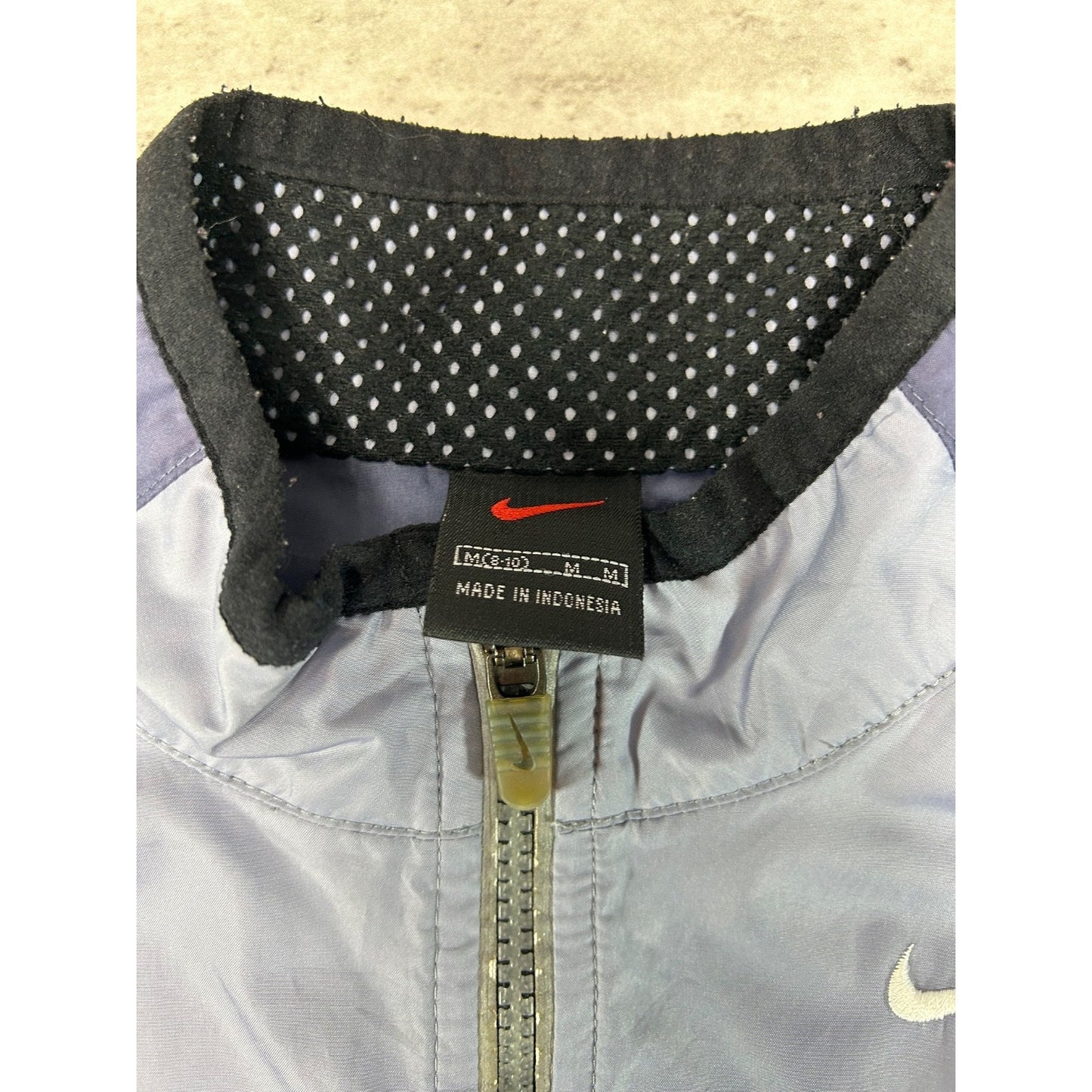 Vintage 2000s Nike Embroidered Swoosh Lightweight Full Zip Vest Sz Medium YOUTH