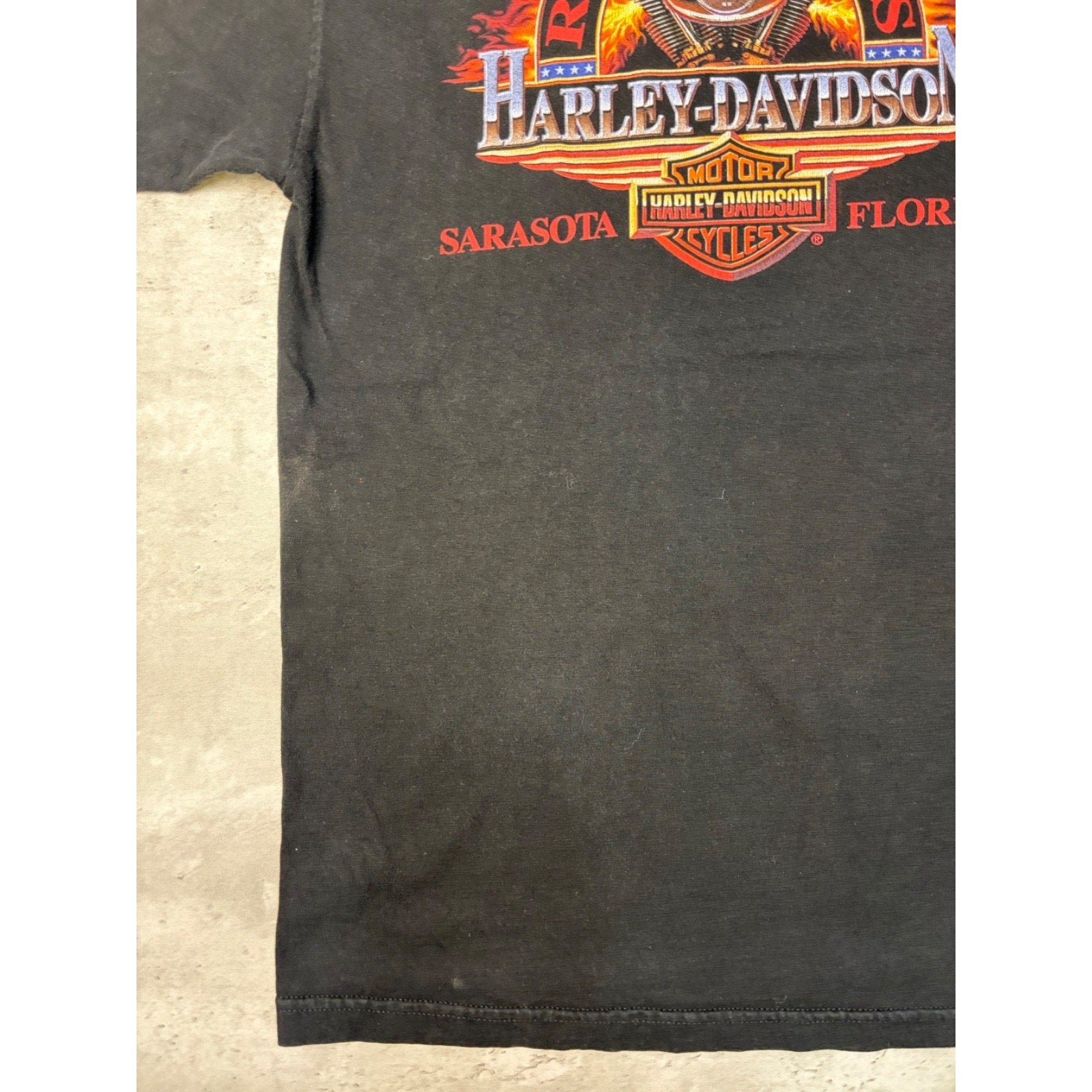 Vintage Harley Davidson Great American Freedom Machine T-Shirt Size Large
