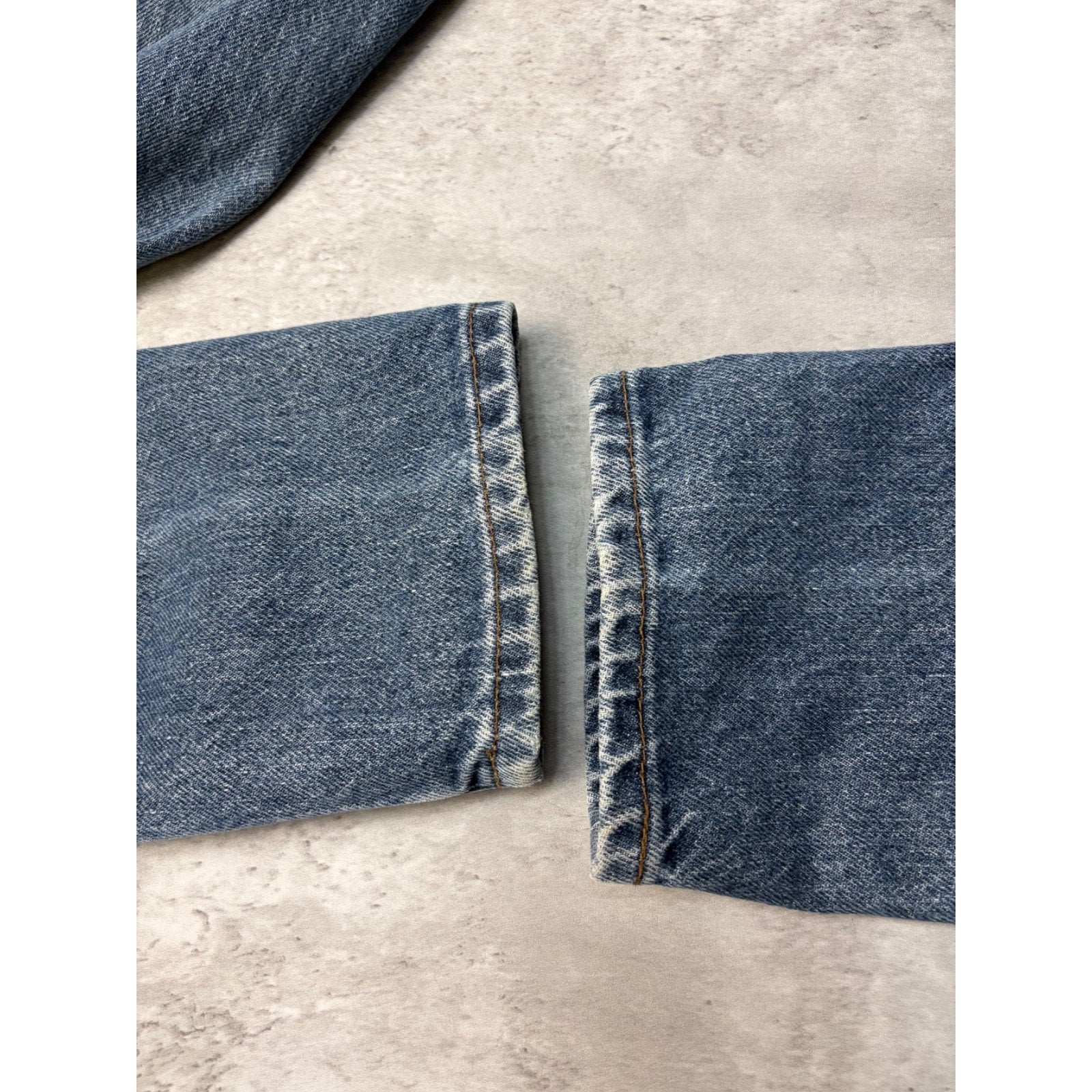 Vintage 90s Levis 816 White Tab Dark Wash Faded Denim Pants Size 27