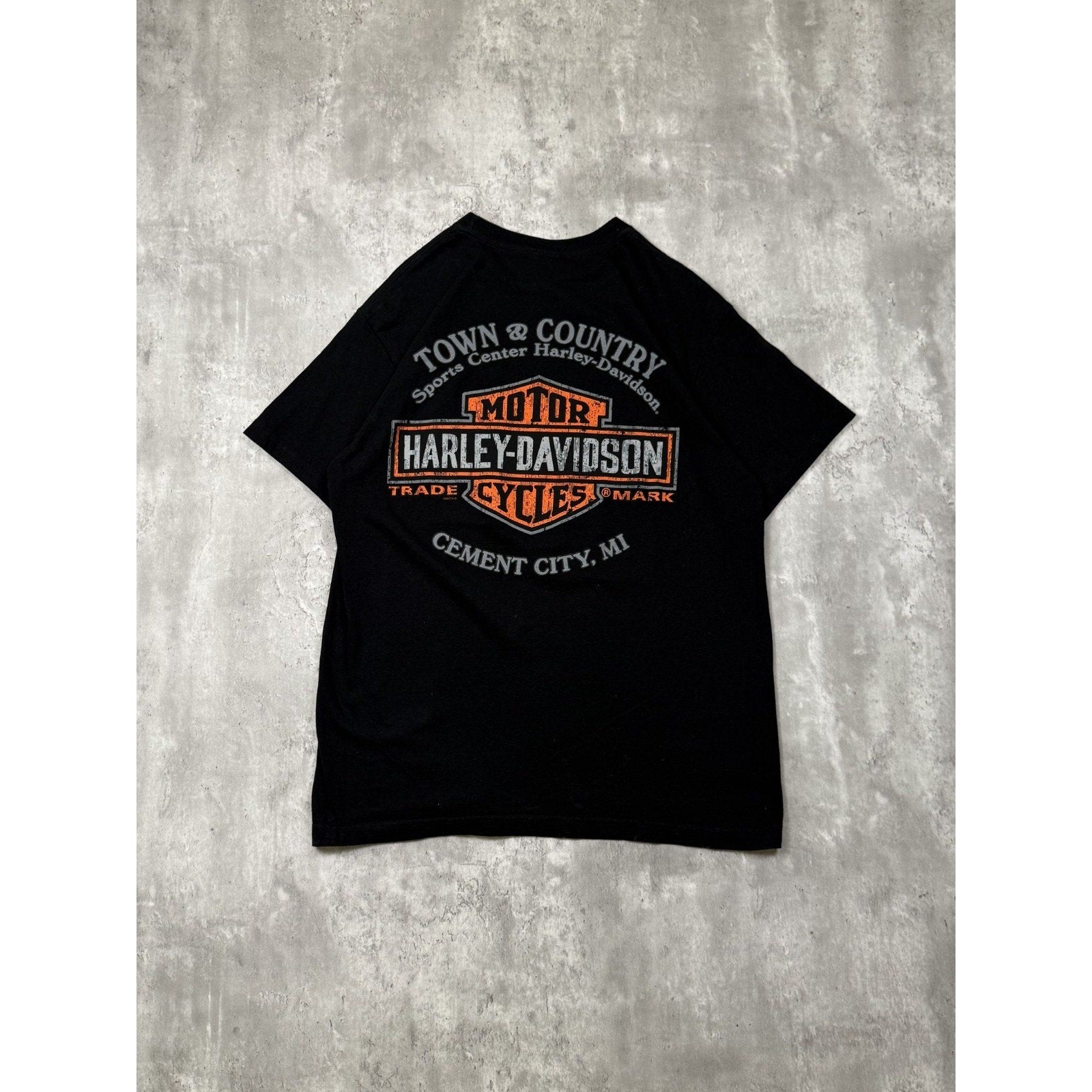 I Breathe Harley Davidson Screamin' Eagle Graphic T-Shirt Size Large