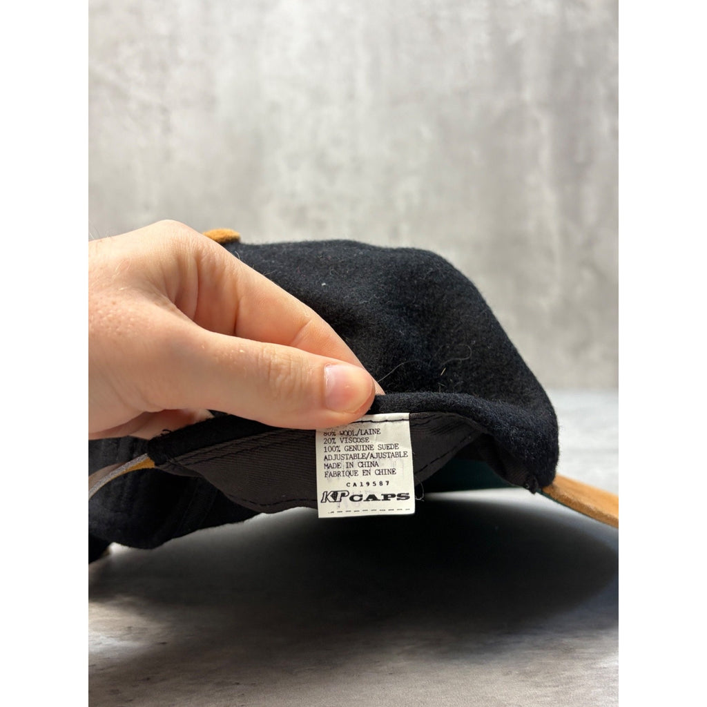 Vintage IBM Computers Embroidered Logo Two Tone Strapback Hat OSFA