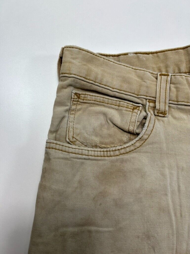 Carhartt Relaxed Fit Canvas Workwear Five Pocket Pants Size 33