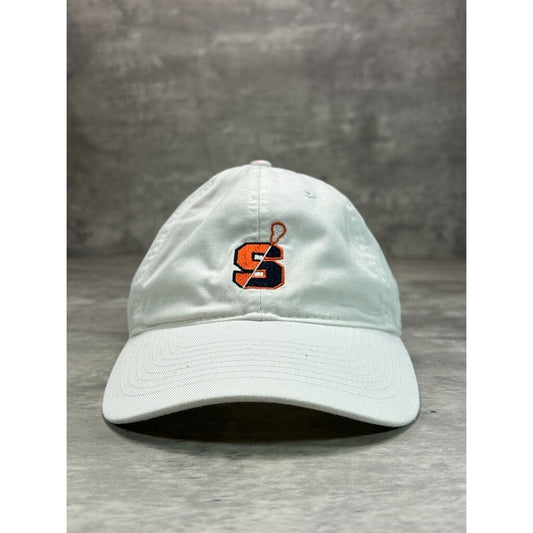 Vintage Syracuse Orangemen Lacrosse NCAA Embroidered Logo Strapback Hat OSFA