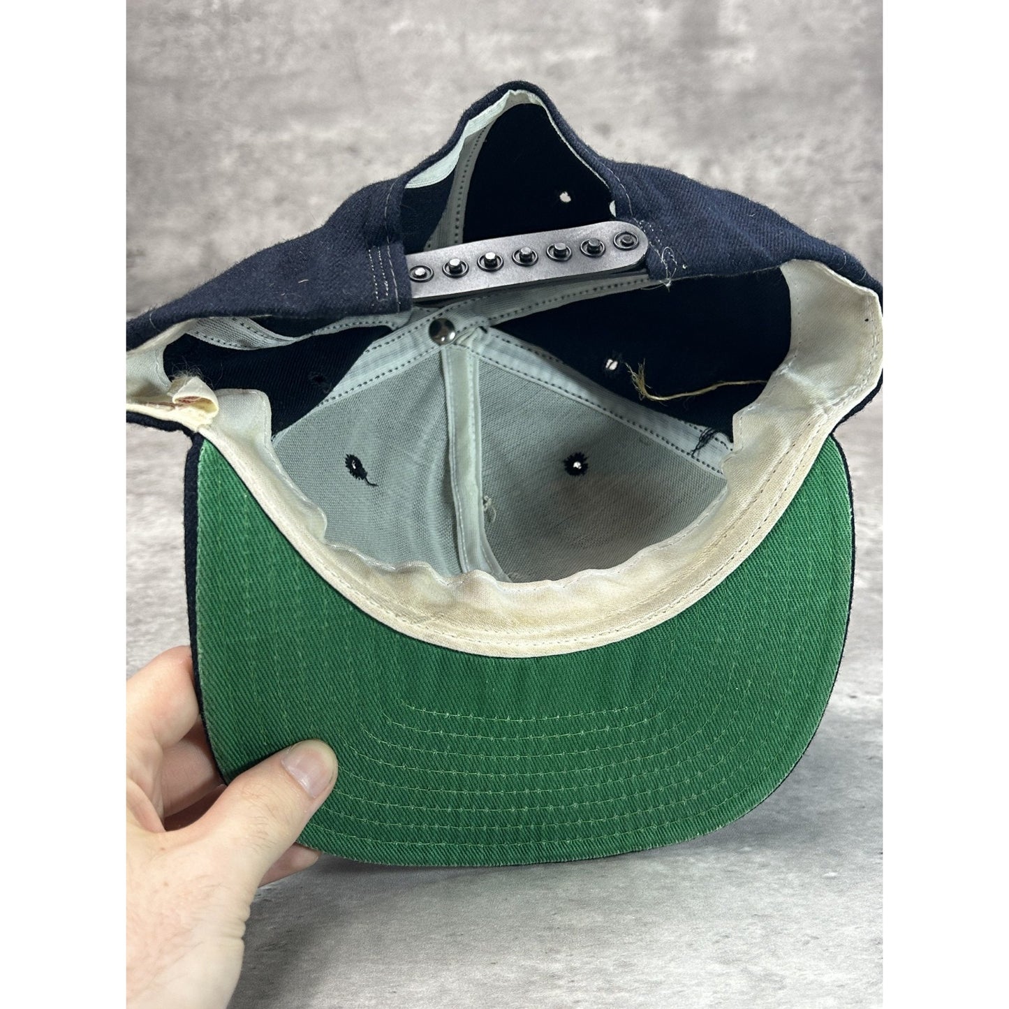 Vintage 80s/90s Stitched/Embroidered S Classic Snapback Hat OSFA