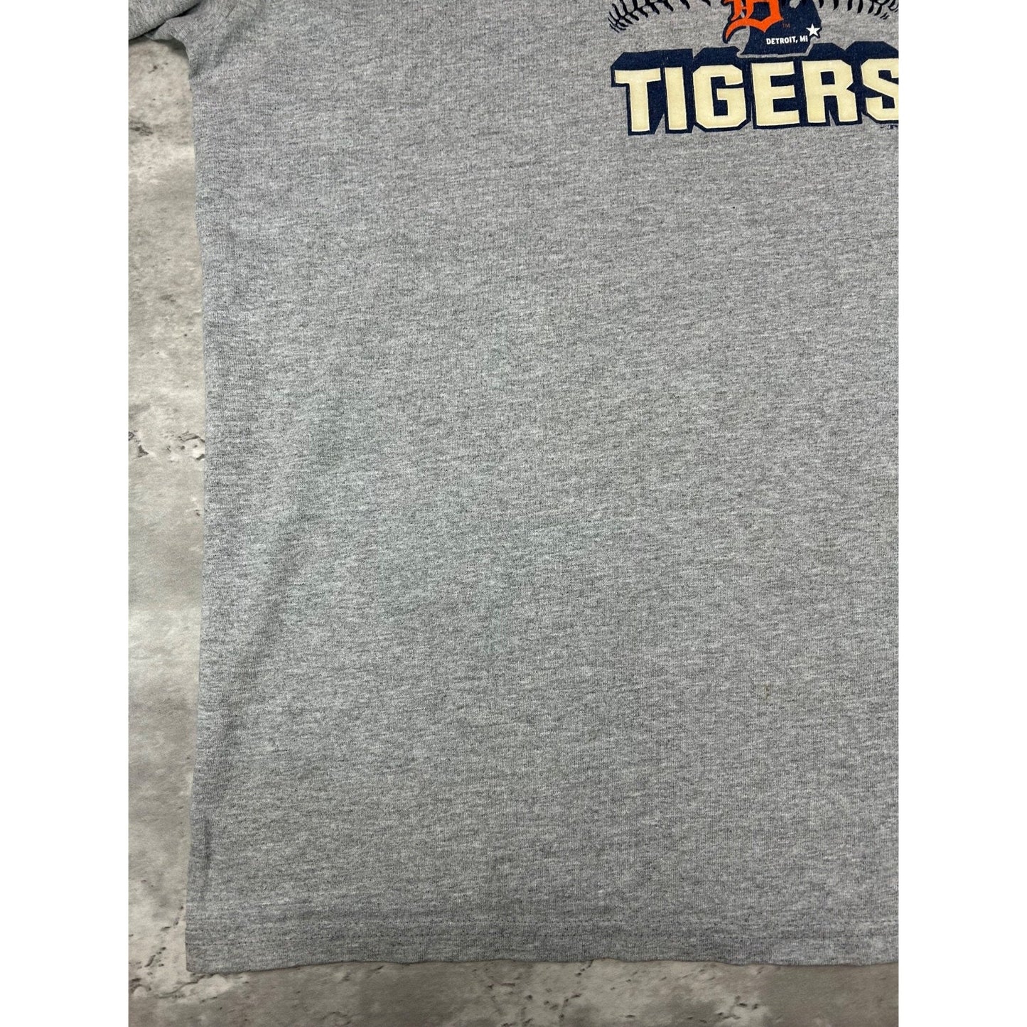Vintage Detroit Tigers MLB Nike Middle Swoosh Spellout T-Shirt Size XL