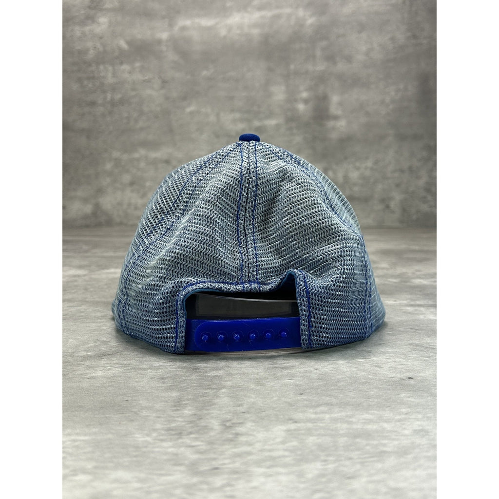 Vintage 80s MIlwaukee Brewers MLB Embroidered Logo Trucker Snapback Hat OSFA