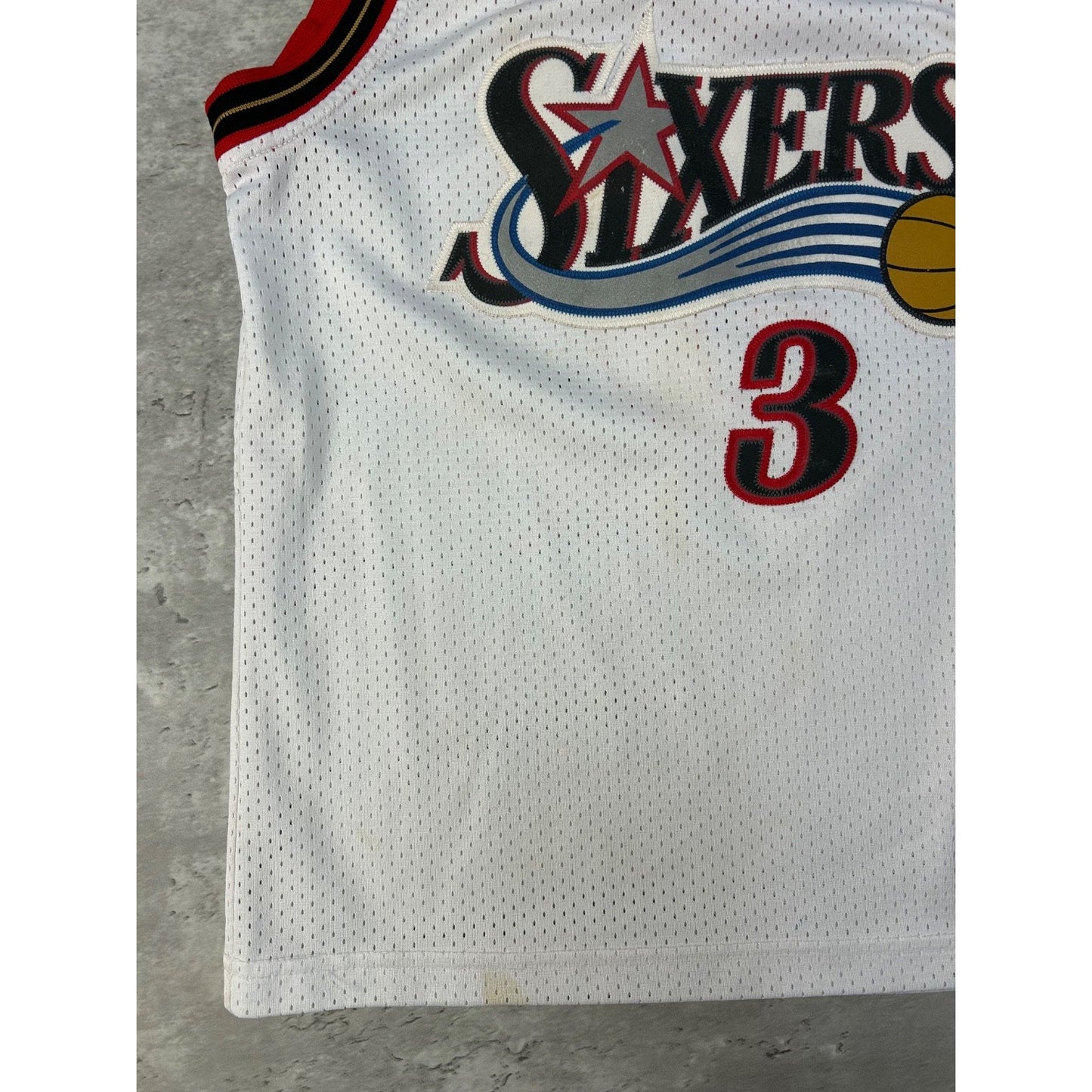 Vintage Allen Iverson #3 Philadelphia 76ers NBA Nike Basketball Jersey YOUTH S