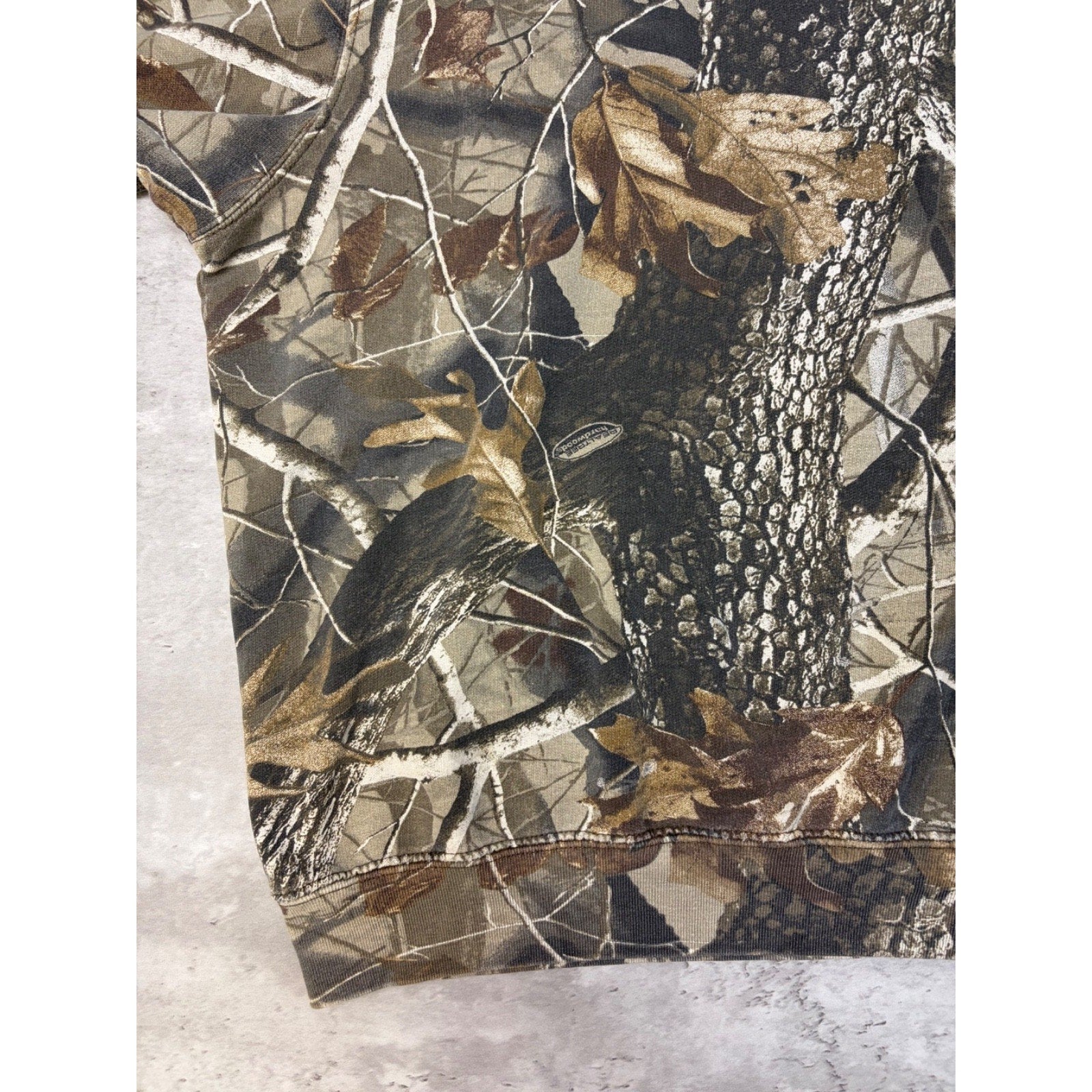 Vintage Realtree Hardwoods Hunting Camo Crewneck Sweatshirt Size 3XL