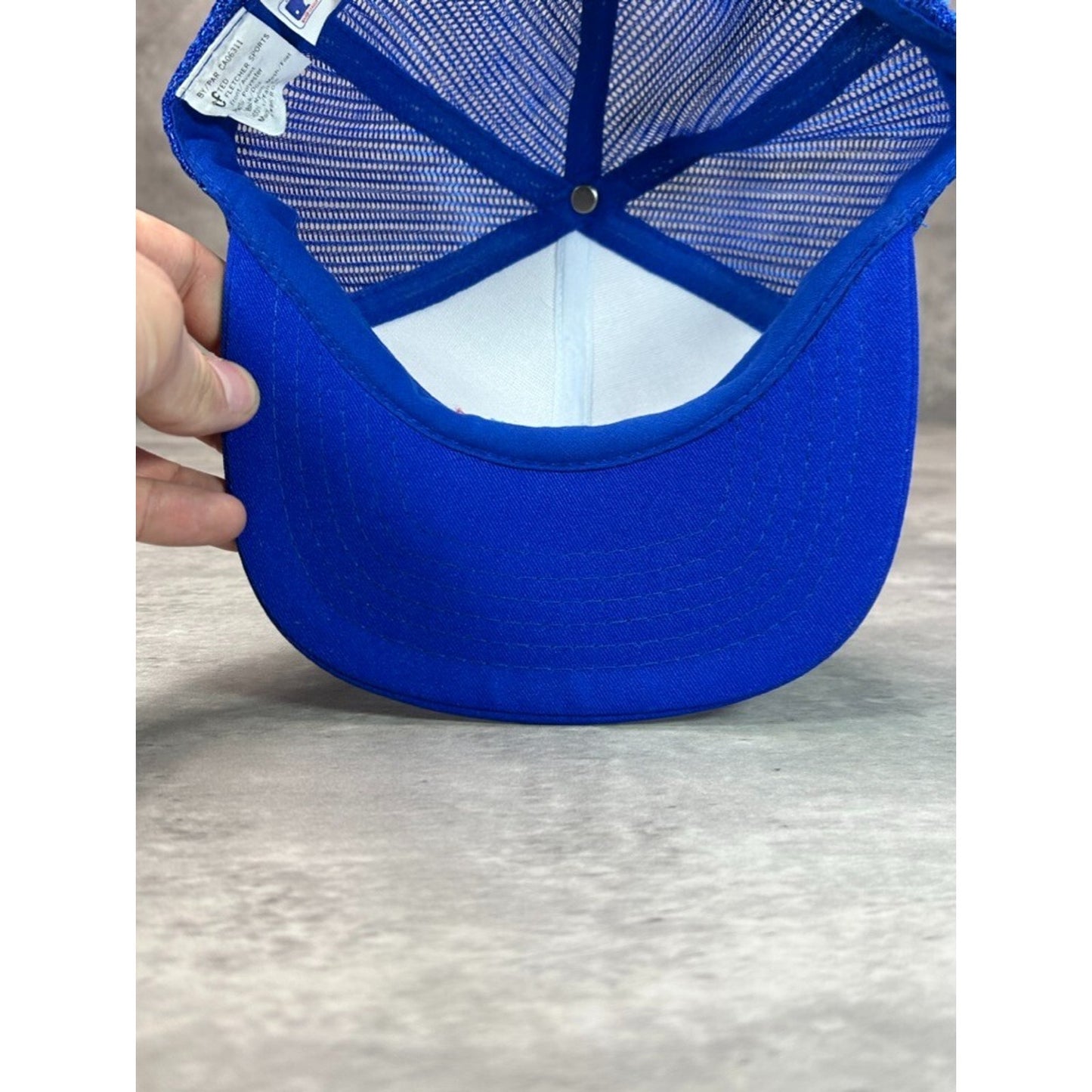 Vintage 80s/90s Toronto Blue Jays MLB Embroidered Trucker Snapback Hat OSFA