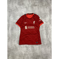 Vintage Womens Liverpool LFC #18 Nike Soccer Jersey Size Medium Red