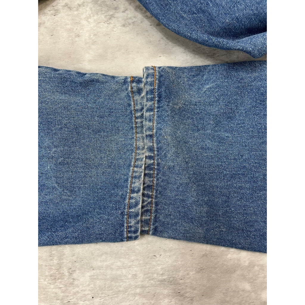 Vintage Y2K Mecca USA Baggy Fit Medium Wash Denim Carpenter Pants Size 34