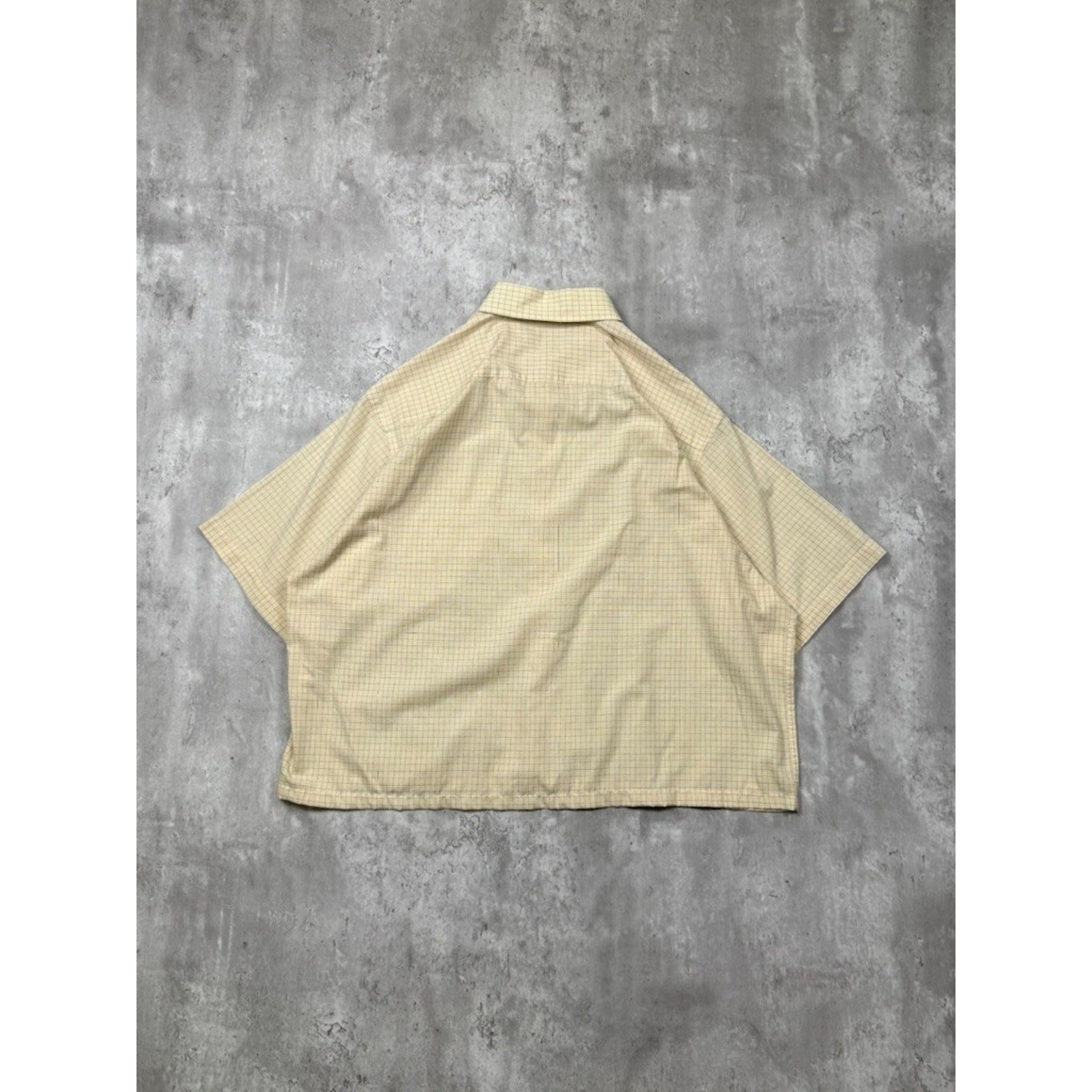 Croft & Barrow Plaid Single Pocket Reworked Cropped Button Up Shirt Size XL