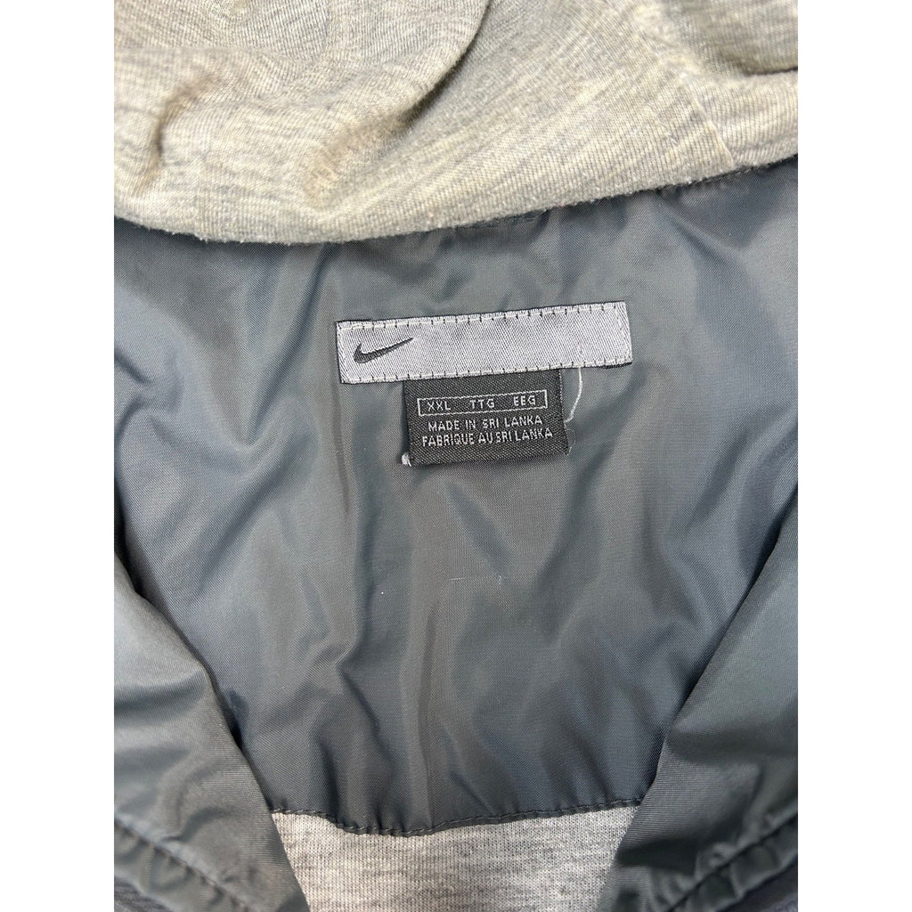 Vintage 2000s Nike Embroidered Spellout Hooded Windbreaker Jacket Size 2XL