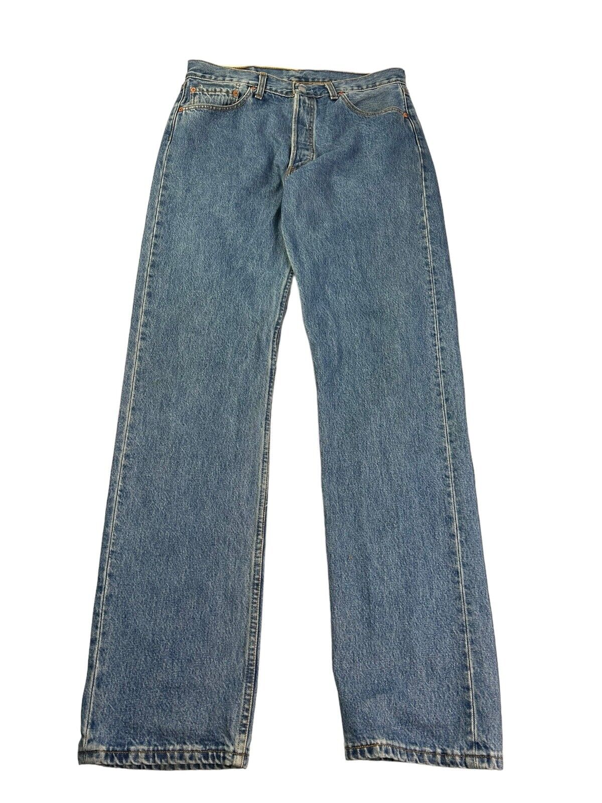 Vintage 90s Levi's 501 XX Button Fly Dark Wash Denim Pants Size 34