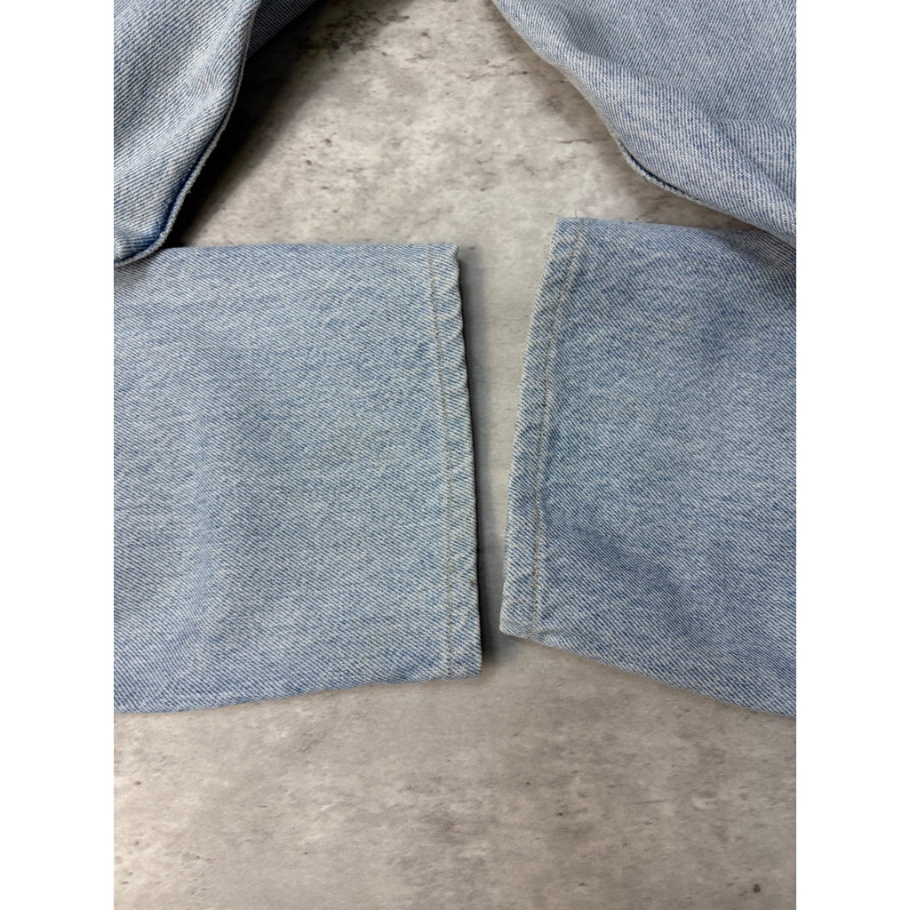 Vintage Womens Levis 521 Red Tab Light Wash Denim Pants Size 30