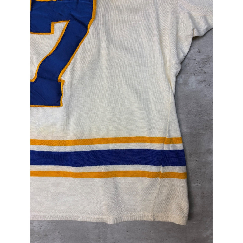 Vintage 80s/90s #7 Buffalo Sabres NHL Stitched Hockey Jersey Size Large