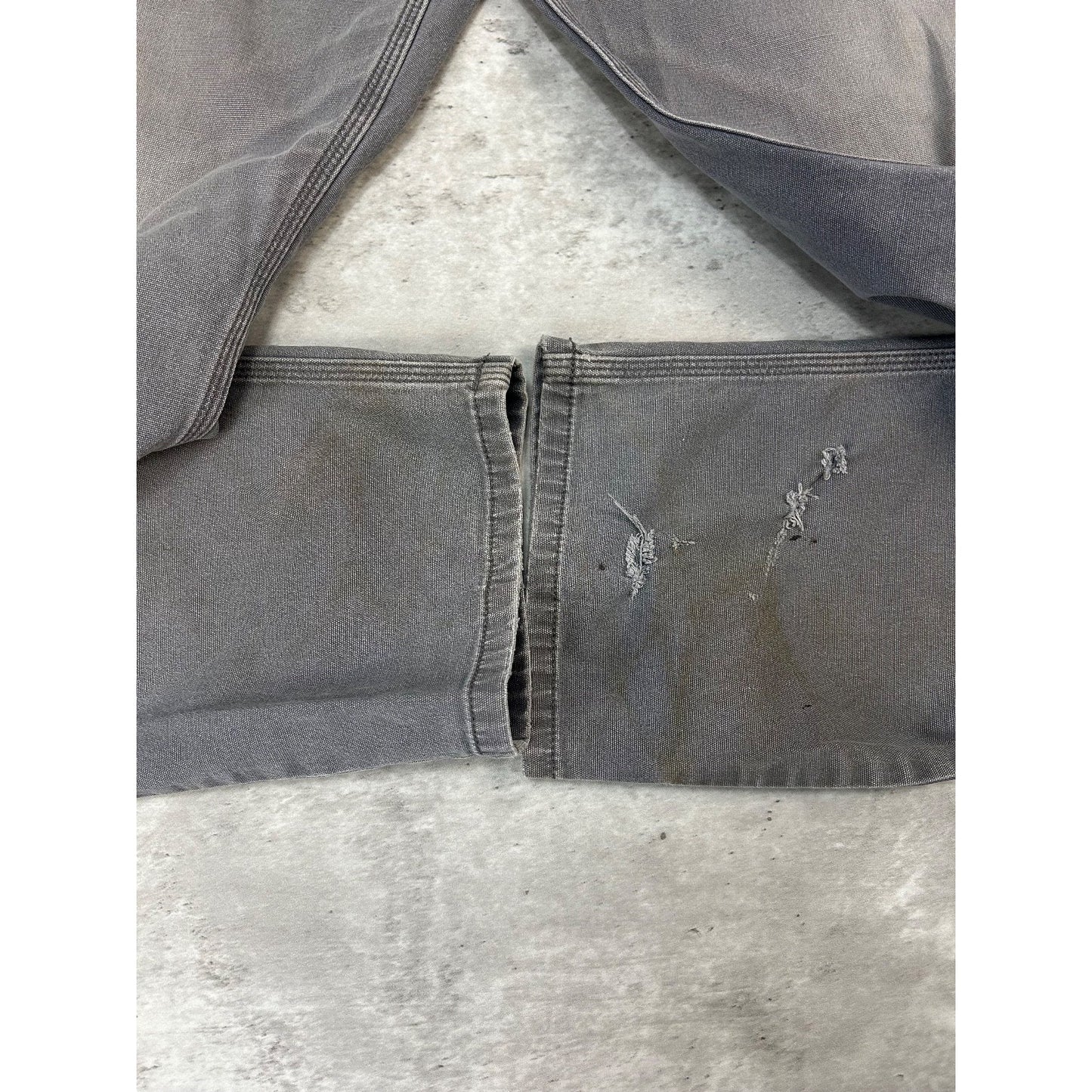 Carhartt Relaxed Fit Canvas Workwear Five Pocket Pants Size 30 Gray