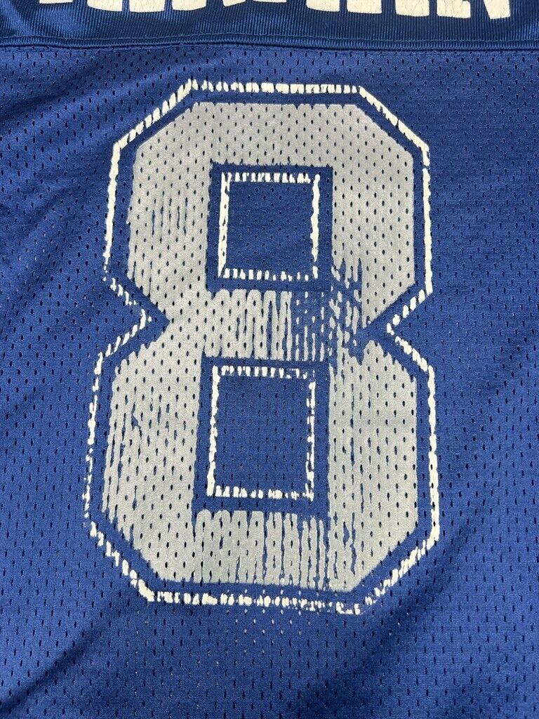 Vintage Troy Aikman #8 Dallas Cowboys NFL Football Jersey Size Medium YOUTH