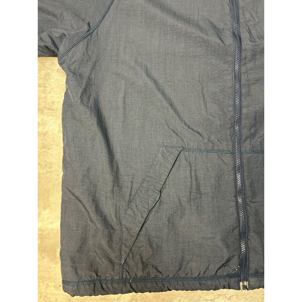 Vintage Reebok Embroidered Spellout Nylon Full Zip Windbreaker Jacket Size XL